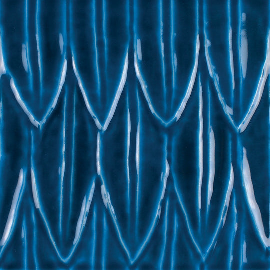 Tesoro 6" x 6" Sol Glossy Porcelain Struttura Tile