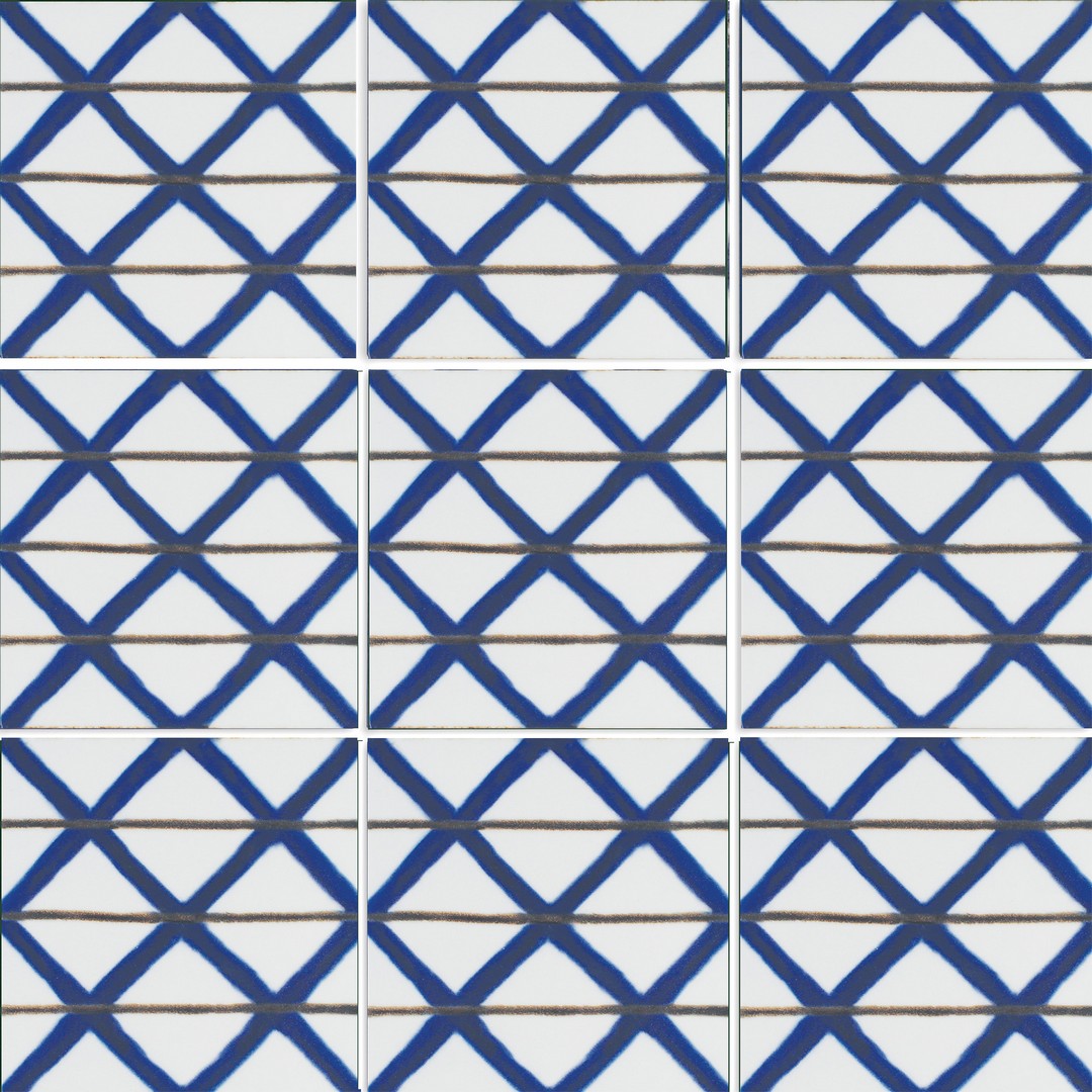 Tesoro-6-x-6-Sol-Glossy-Porcelain-Deco-Tile-Tappeto-4