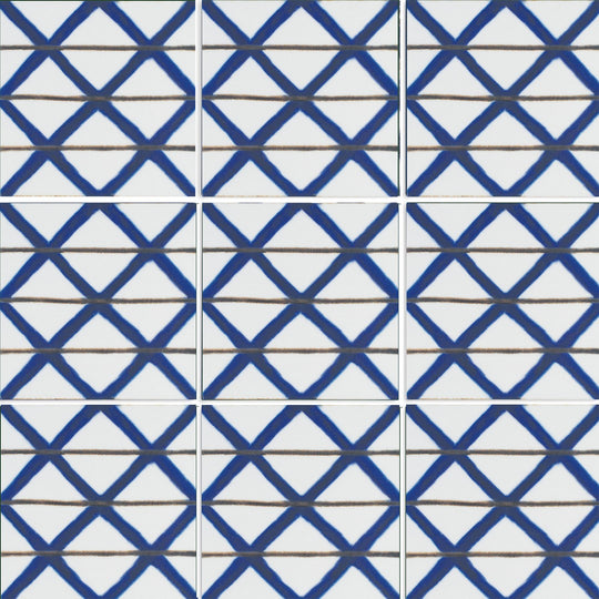 Tesoro-6-x-6-Sol-Glossy-Porcelain-Deco-Tile-Tappeto-4