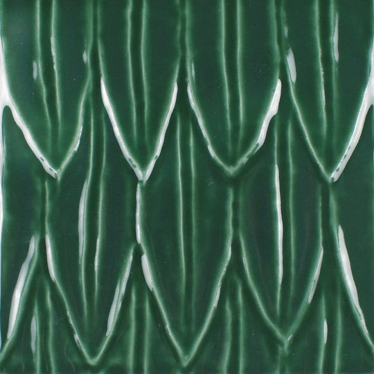 Tesoro 6" x 6" Sol Glossy Porcelain Struttura Tile