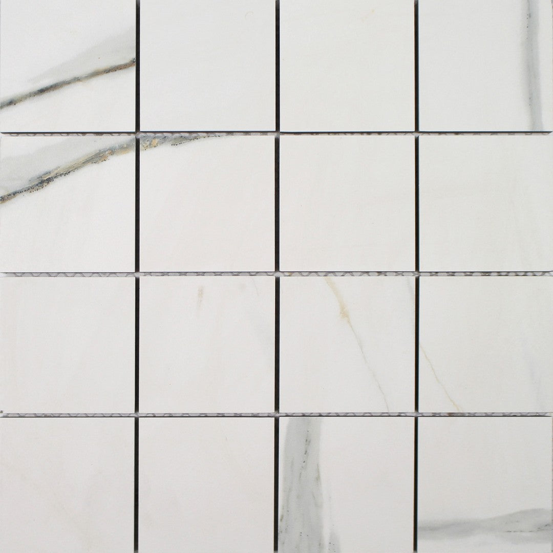 Tesoro 12" x 12" Cami Rectified Matte Porcelain 3" Mosaic