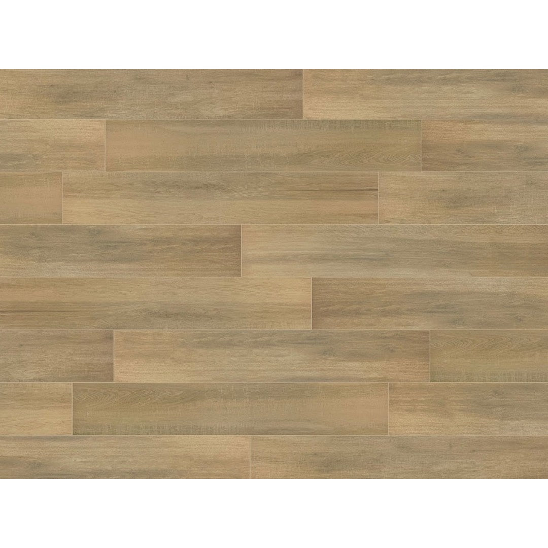 Tesoro 8" x 48" Hawa Mahal Rectified Matte Porcelain Wood Plank