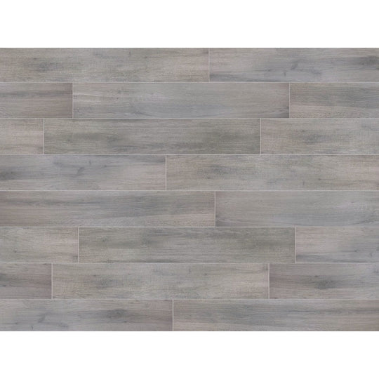 Tesoro 8" x 48" Hawa Mahal Rectified Matte Porcelain Wood Plank