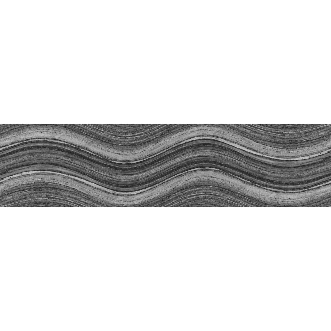 Tesoro 6" x 24" Ocean Wave Glossy Porcelain Tile