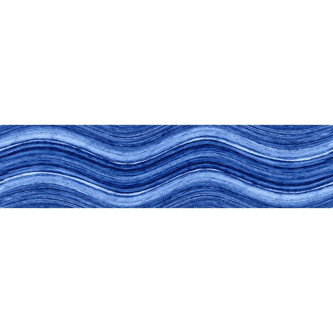 Tesoro 6" x 24" Ocean Wave Glossy Porcelain Tile