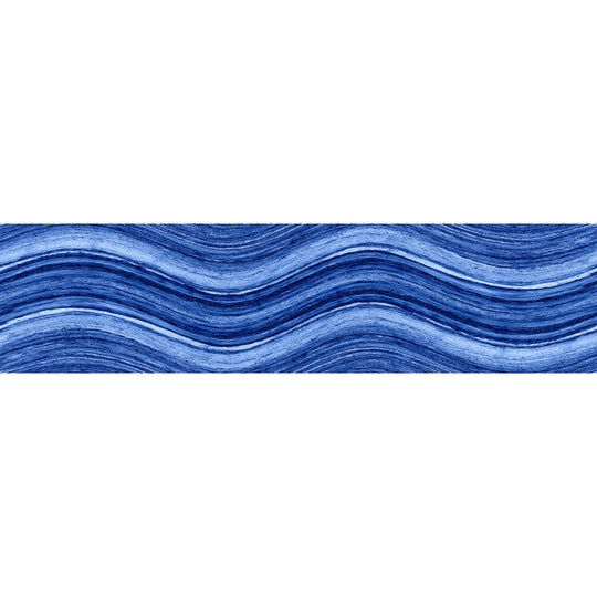 Tesoro 6" x 24" Ocean Wave Glossy Porcelain Tile