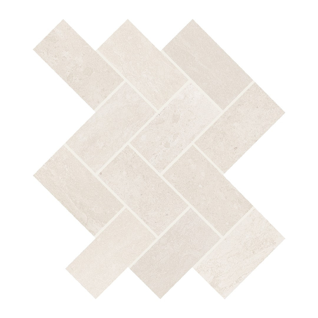 Daltile-Advantage-12-x-14-Matte-Ceramic-2x4-Herringbone-Mosaic-Percussion-Taupe