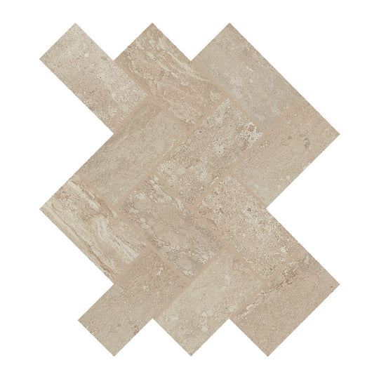 Daltile-Advantage-12-x-14-Matte-Ceramic-2x4-Herringbone-Mosaic-Trumpet-Grey