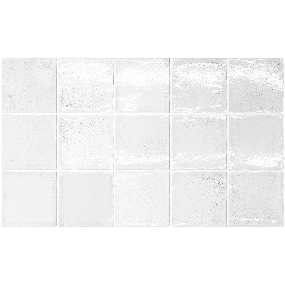 Tesoro 4" x 4" Altea Pressed Glossy Ceramic Wall Tile