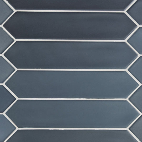 Tesoro 2" x 10" Lanse Pressed Picket Ceramic Wall Tile