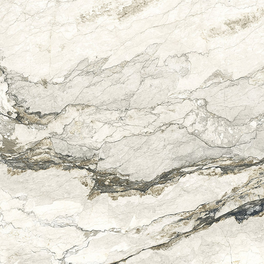 Happy Floors 48" x 48" Breccia Lunare Rectified Polished Porcelain Tile