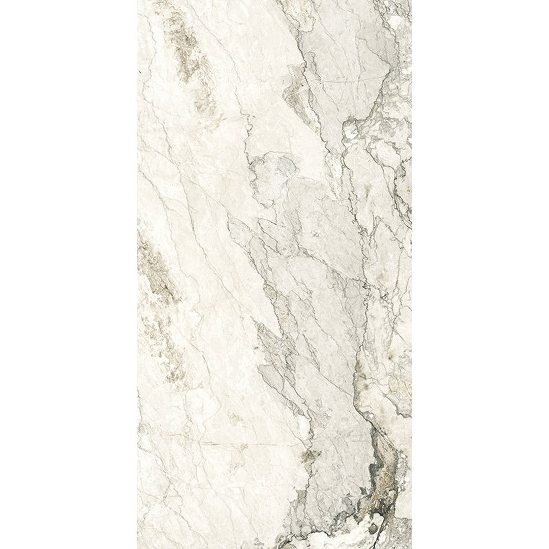 Happy Floors 24" x 48" Breccia Lunare Rectified Polished Porcelain Tile