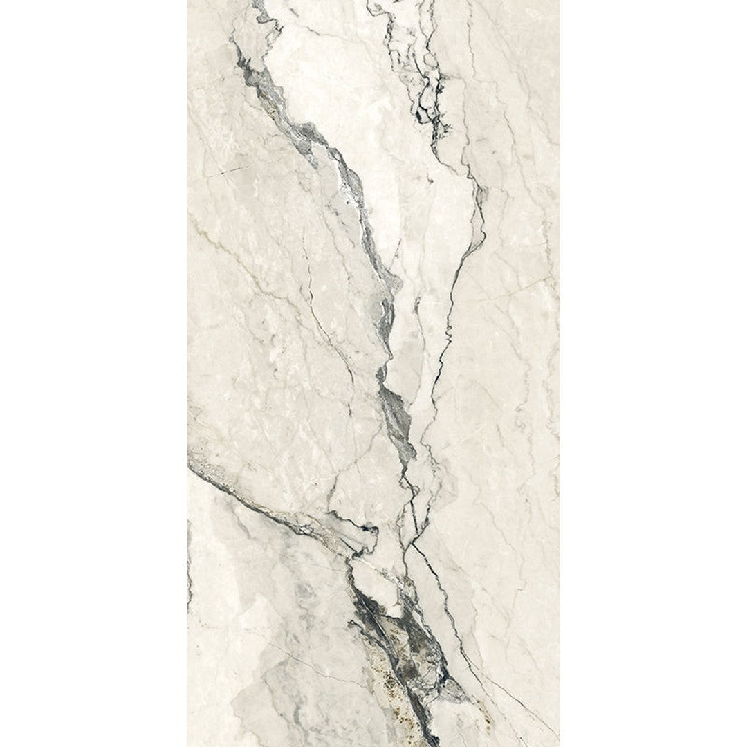 Happy Floors 12" x 24" Breccia Lunare Rectified Polished Porcelain Tile