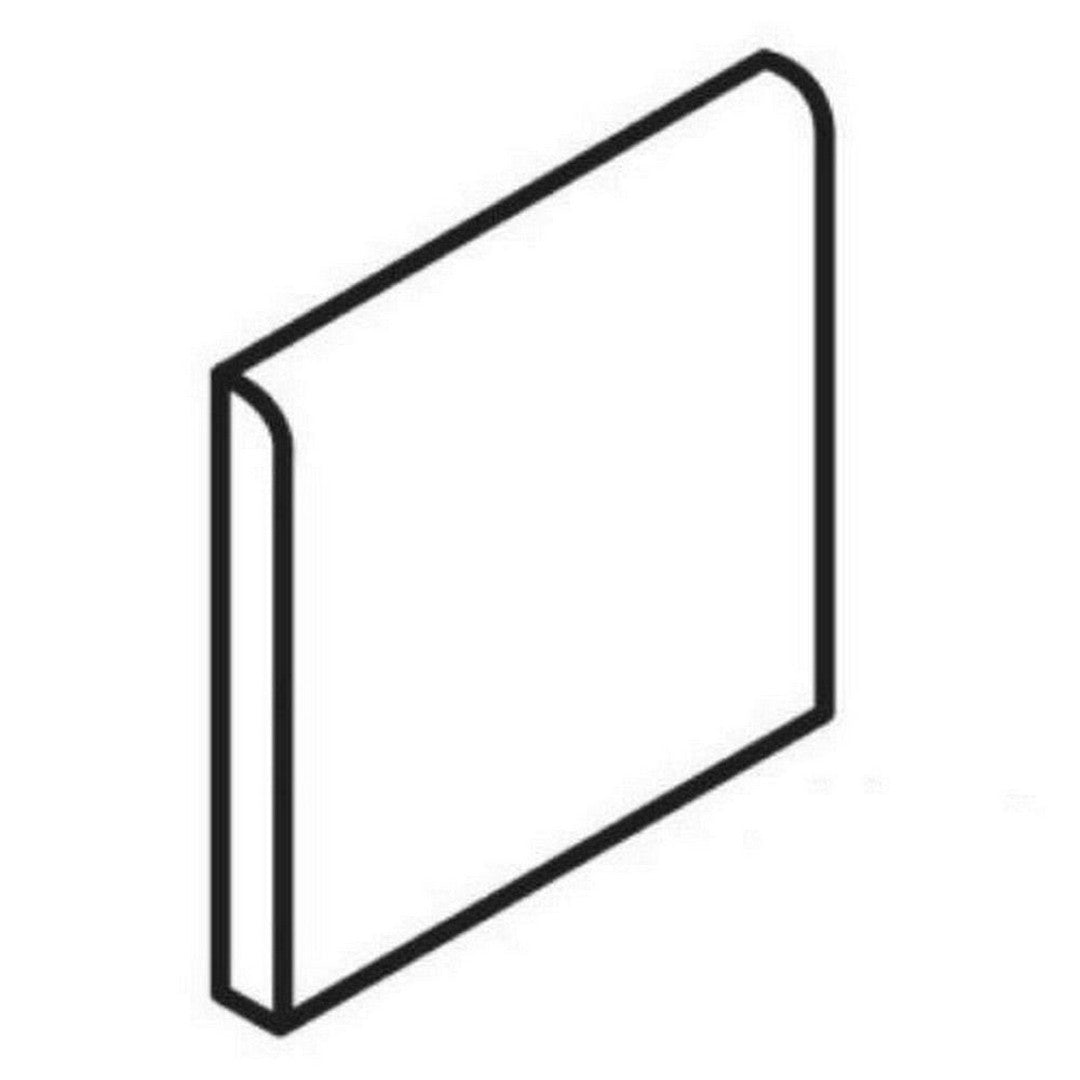 Tesoro 6" x 6" Aquatica Cloud Ceramic Bullnose