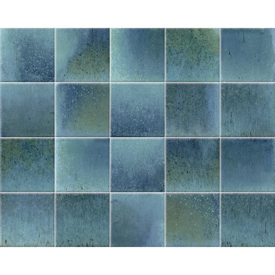 Tesoro 6" x 6" Glee Pressed Glossy Porcelain Tile