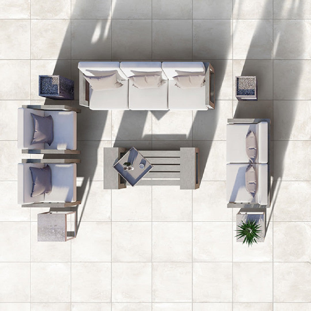 Emser-23-x-23-Xtra-Plus-Rectified-Matte-Porcelain-2cm-Paver-Cytos-Chalk