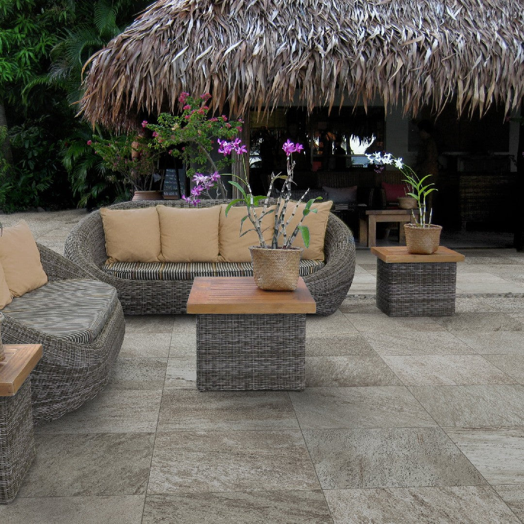 Emser-23-x-23-Xtra-Plus-Rectified-Matte-Porcelain-2cm-Paver-Kanji-Gray