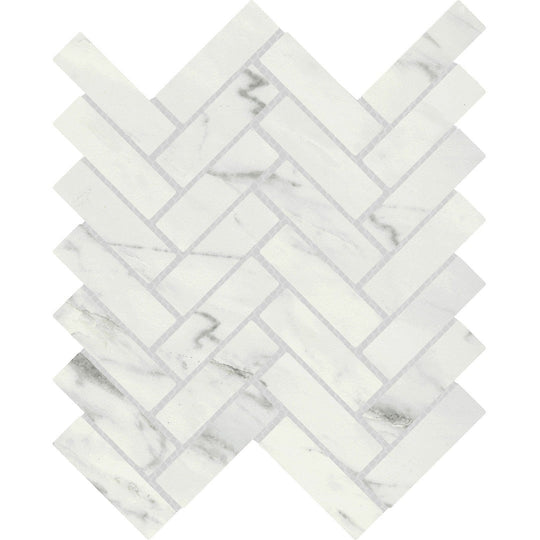 Emser 10" x 13" Vara Matte Herringbone Porcelain Mosaic