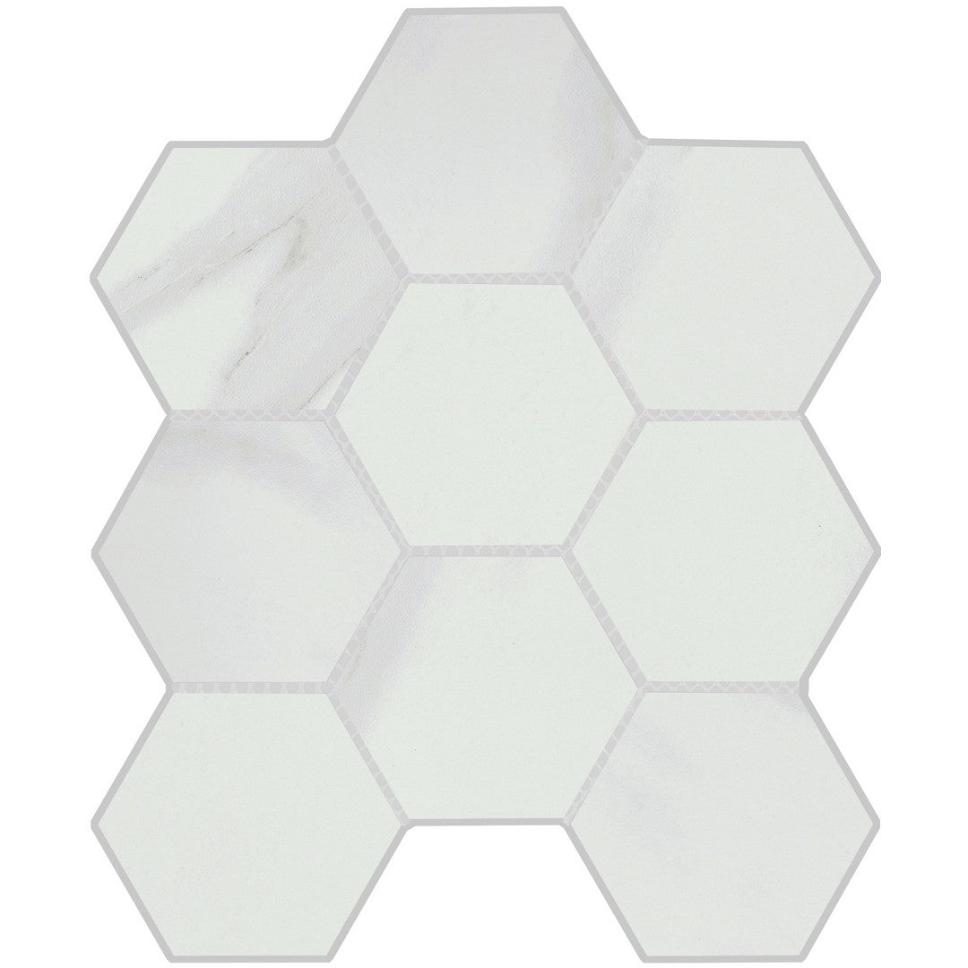 Emser 10" x 12" Vara Matte Hexagon Porcelain Mosaic