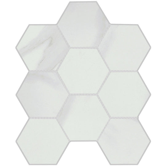 Emser 10" x 12" Vara Matte Hexagon Porcelain Mosaic