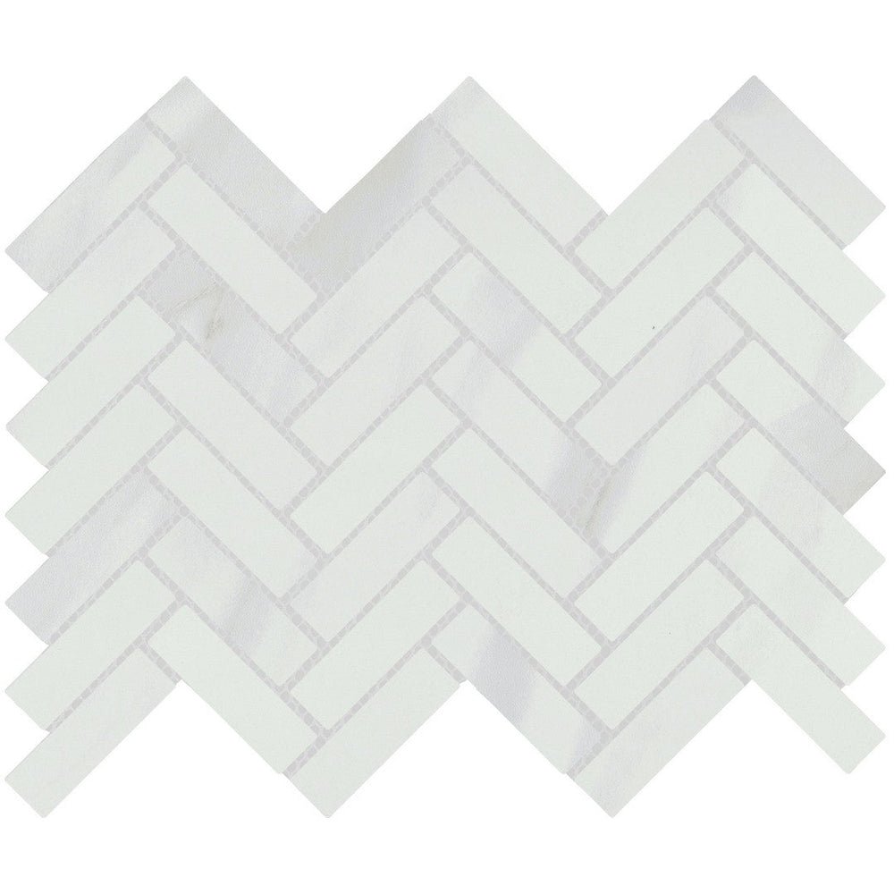 Emser 10" x 13" Vara Matte Herringbone Porcelain Mosaic