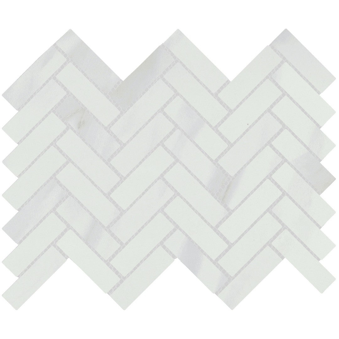 Emser 10" x 13" Vara Matte Herringbone Porcelain Mosaic