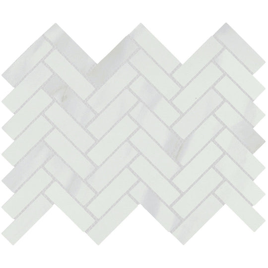 Emser 10" x 13" Vara Matte Herringbone Porcelain Mosaic