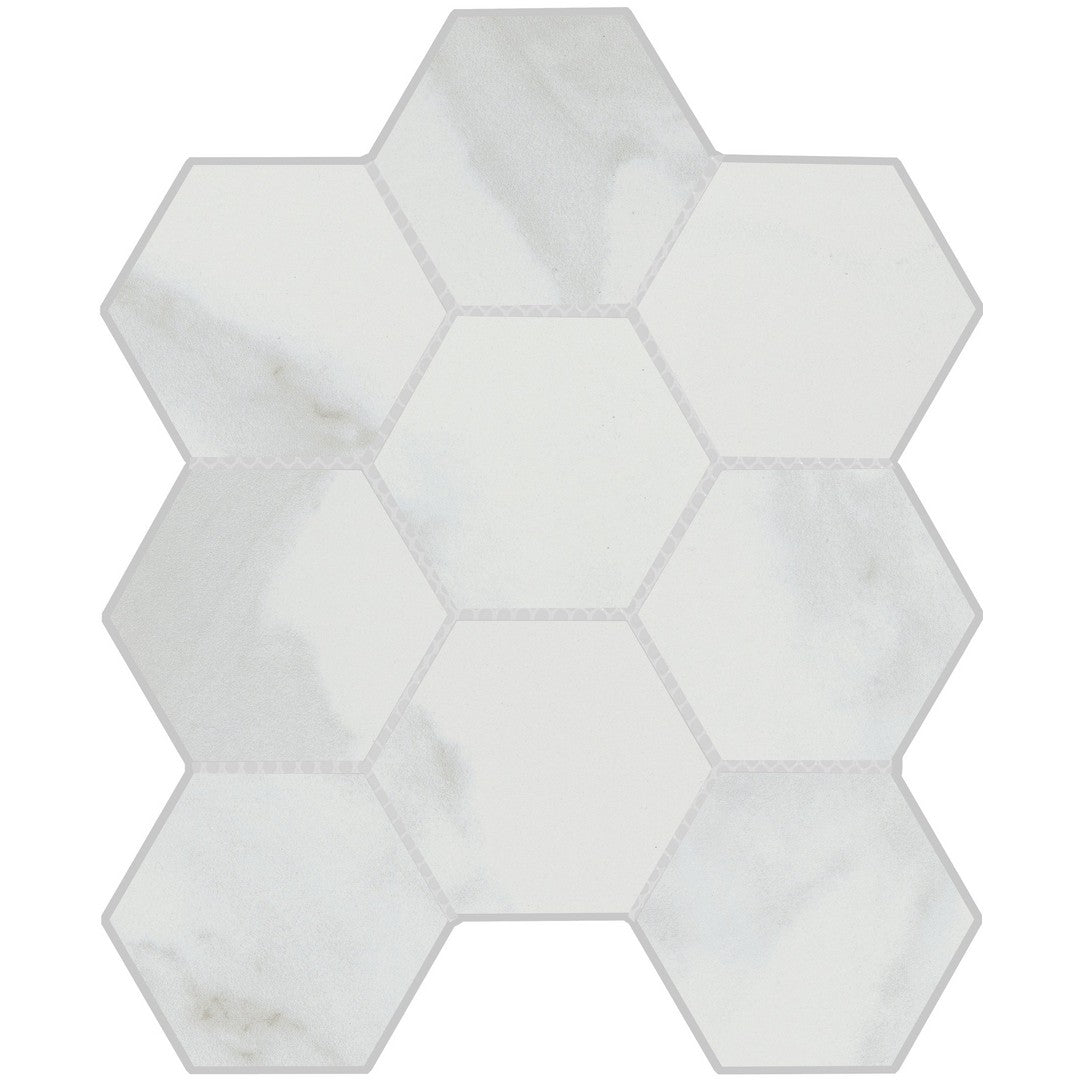Emser 10" x 12" Vara Matte Hexagon Porcelain Mosaic