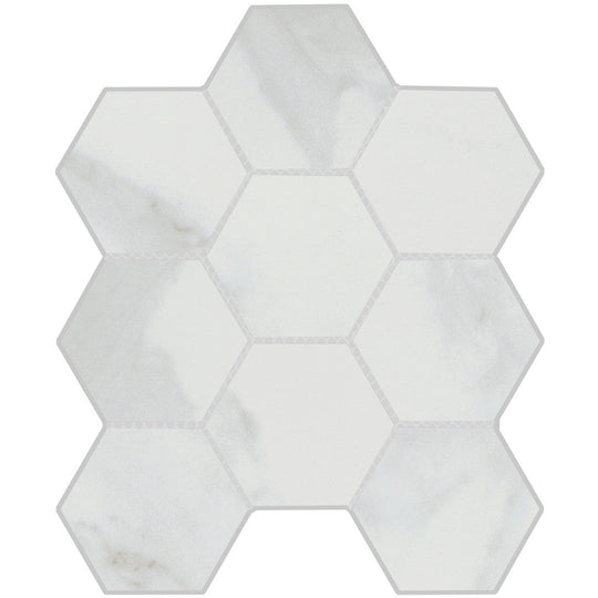 Emser 10" x 12" Vara Matte Hexagon Porcelain Mosaic