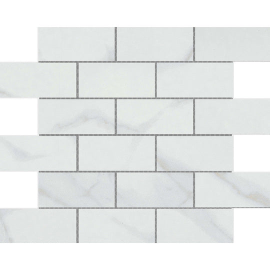 Emser 12" x 12" Serendra Polished Offset Porcelain Mosaic