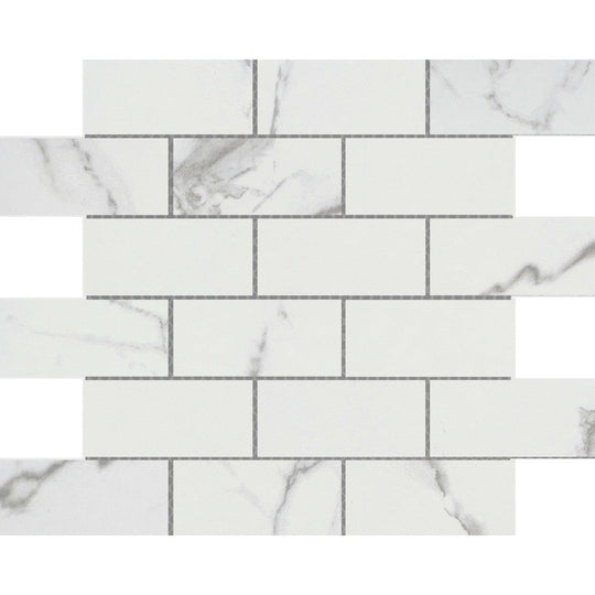 Emser 12" x 12" Serendra Polished Offset Porcelain Mosaic