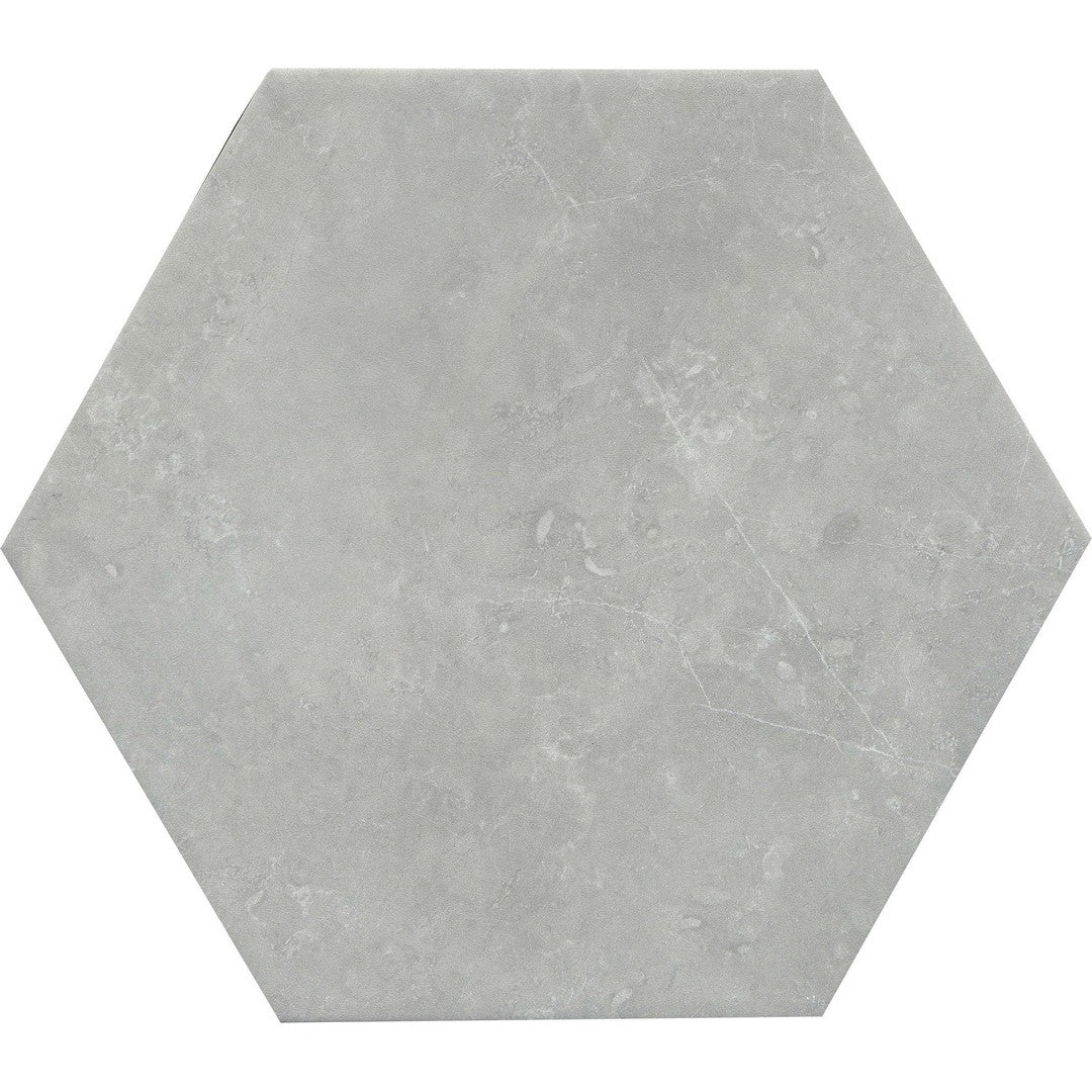 Emser 8" x 10" Sterlina Pressed Matte Hexagon Porcelain Tile
