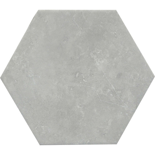 Emser 8" x 10" Sterlina Pressed Matte Hexagon Porcelain Tile