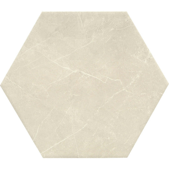 Emser 8" x 10" Sterlina Pressed Matte Hexagon Porcelain Tile