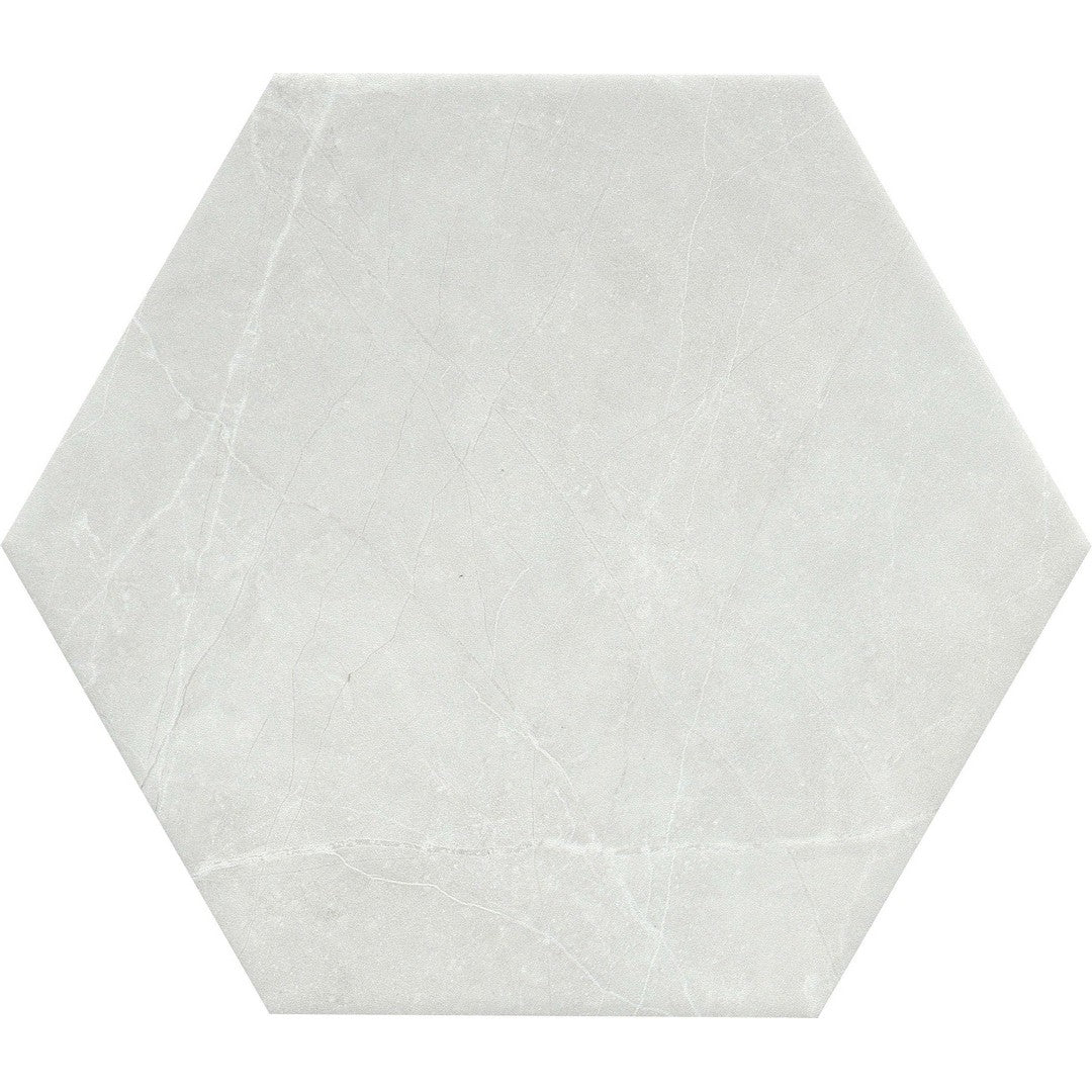Emser 8" x 10" Sterlina Pressed Matte Hexagon Porcelain Tile