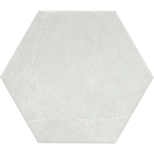 Emser 8" x 10" Sterlina Pressed Matte Hexagon Porcelain Tile