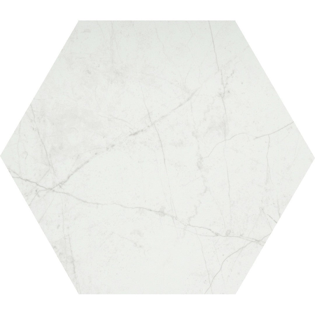 Emser 8" x 10" Sterlina Pressed Matte Hexagon Porcelain Tile