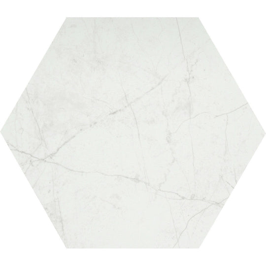 Emser 8" x 10" Sterlina Pressed Matte Hexagon Porcelain Tile