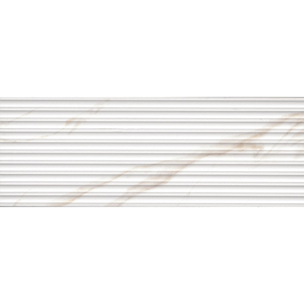 Emser 13" x 39" Sculpture Pressed Matte Tube Ceramic Wall Tile