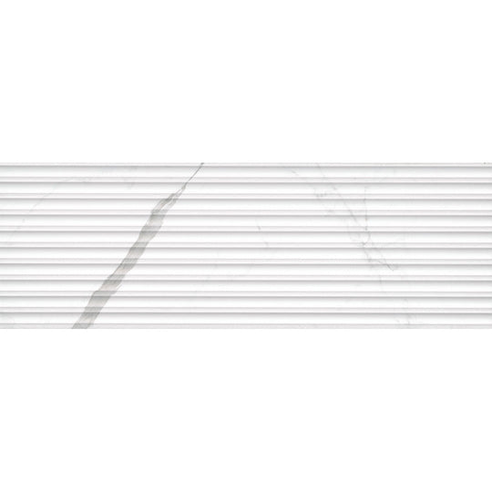 Emser 13" x 39" Sculpture Pressed Matte Tube Ceramic Wall Tile