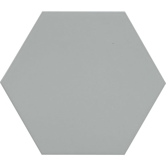Emser 11" x 13" Rhythm Matte Plain Hexagon Porcelain Tile