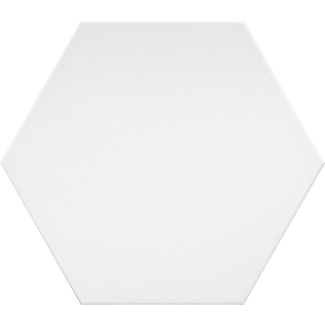 Emser 11" x 13" Rhythm Matte Plain Hexagon Porcelain Tile