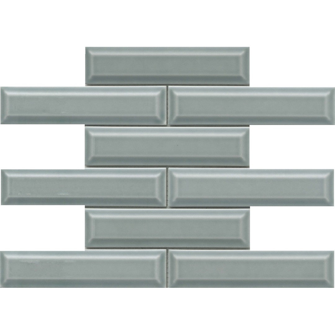 Emser 11" x 12" Kinetic Beveled Glossy Ceramic Mosaic