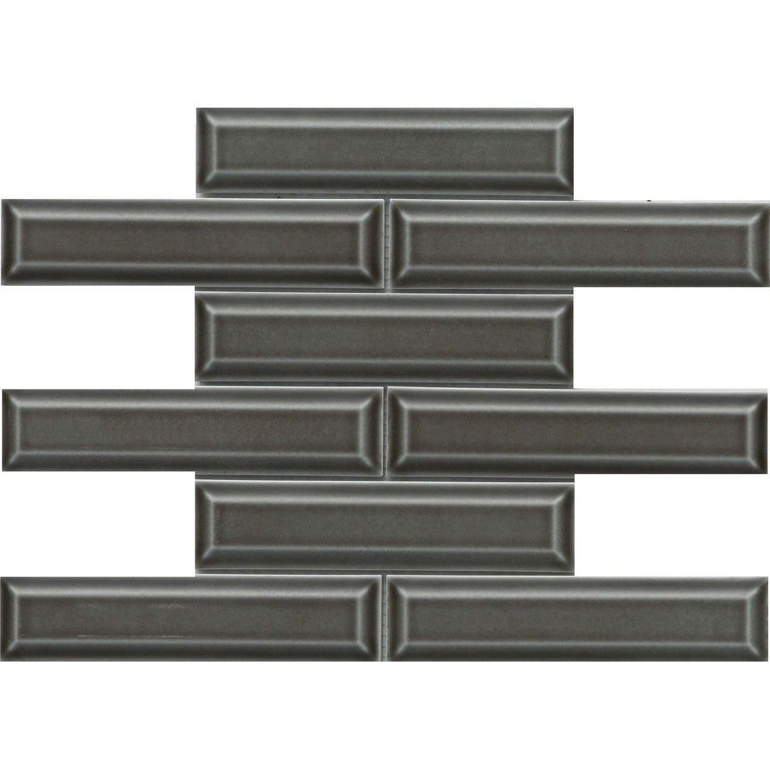 Emser 11" x 12" Kinetic Beveled Glossy Ceramic Mosaic