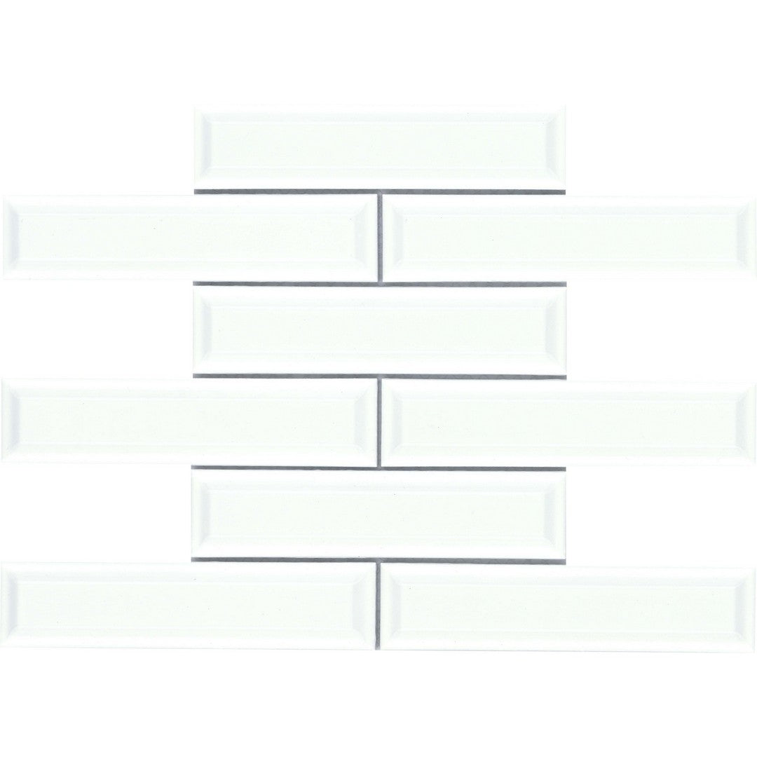 Emser 11" x 12" Kinetic Beveled Glossy Ceramic Mosaic