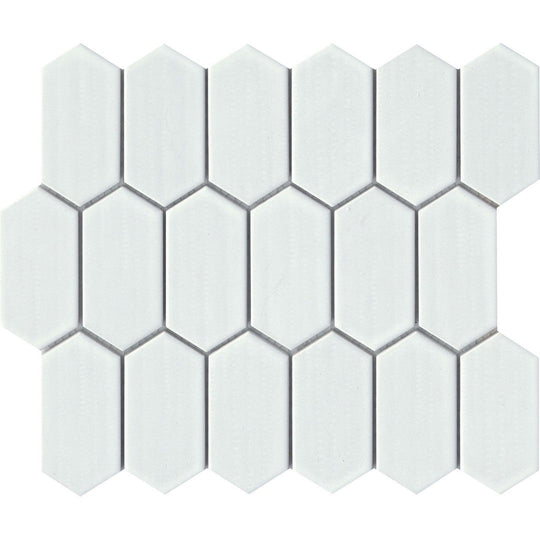 Emser 10" x 12" Omni Pressed Glossy Picket Porcelain Mosaic