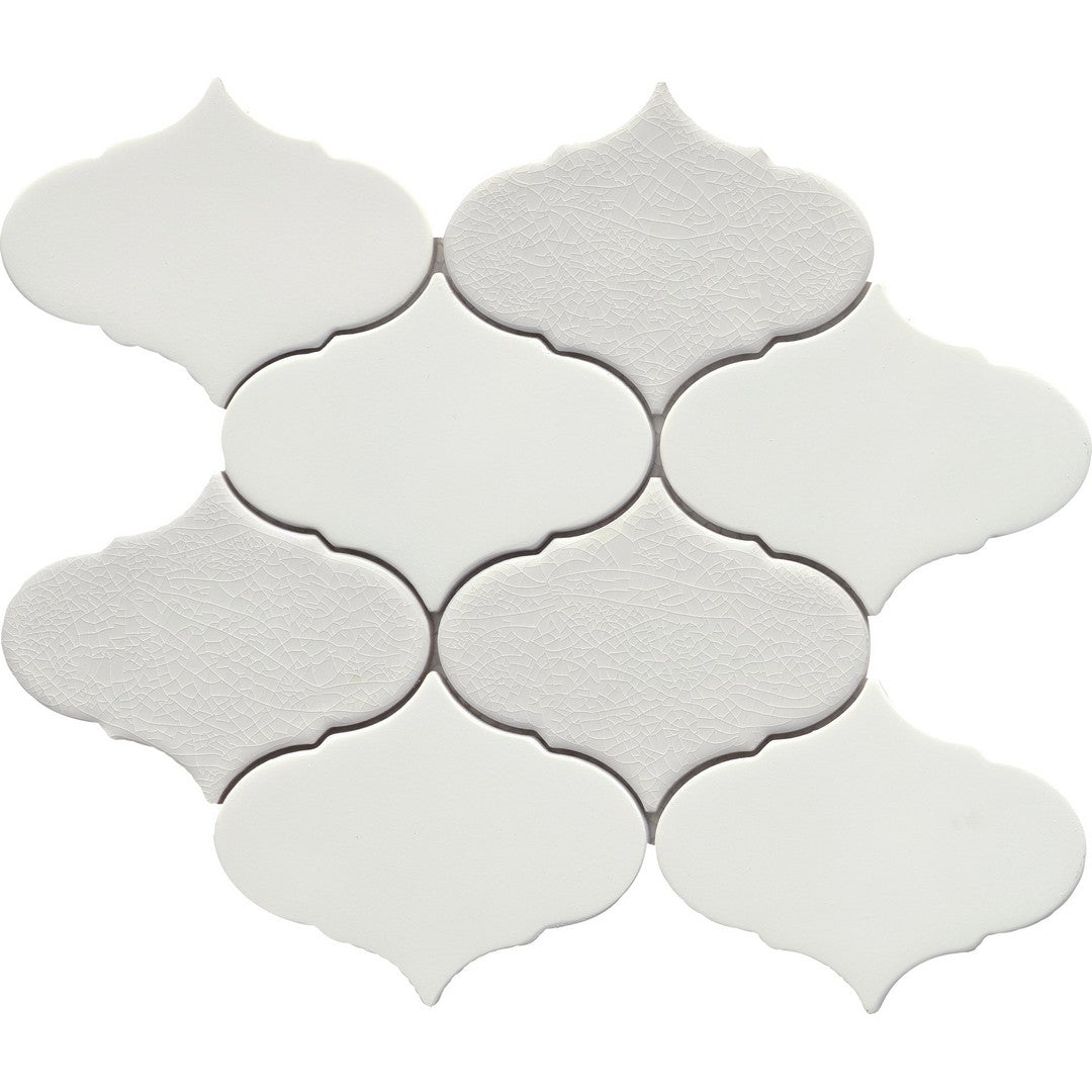 Emser 9" x 10" Retro Glossy & Matte Blend Porcelain Mosaic