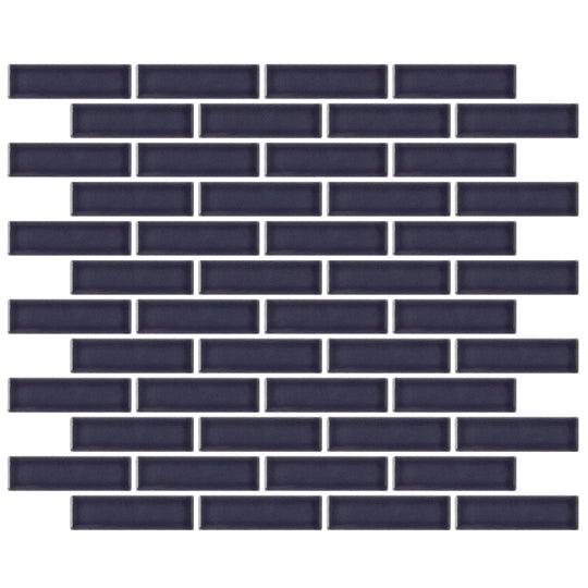 Emser 11" x 12" Savvy Pressed Glossy Offset Porcelain Mosaic