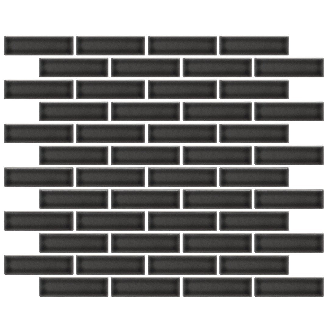 Emser 11" x 12" Savvy Pressed Glossy Offset Porcelain Mosaic