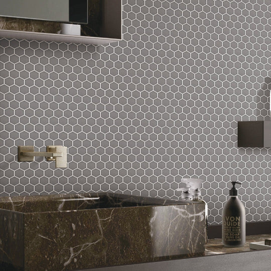 Emser-11-x-12-Savvy-Pressed-Glossy-2-Hexagon-Porcelain-Mosaic-Silver